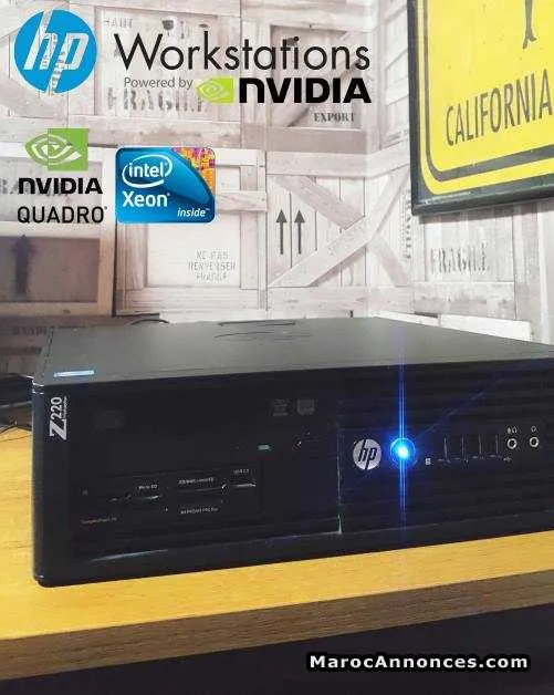 Hp z220 / intel xeon e3 1245 v2 3.40 ghz / 8coeurs - الدار البيضاء