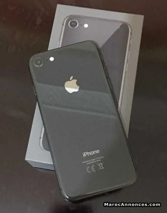 Iphone 8 noir 64 go - القنيطرة (2)