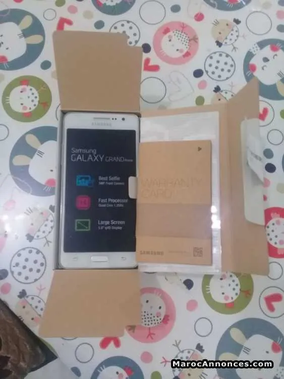 Samsung galaxy grand prime blanc (comme neuf) - سلا (3)