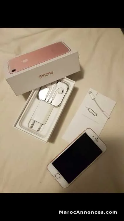 Iphone 7 rose 32go - الدار البيضاء