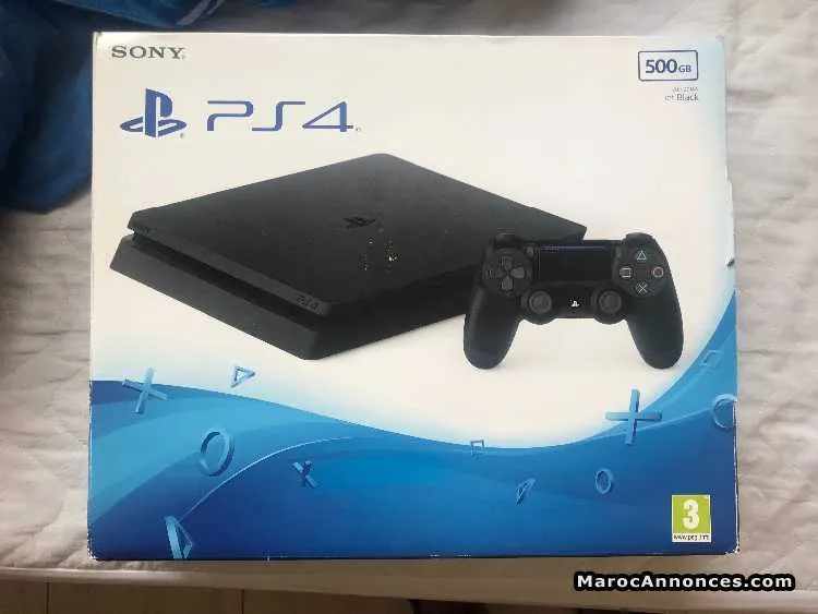 Ps4 slim neuve avec 6 jeux et 2 manettes - الرباط (2)