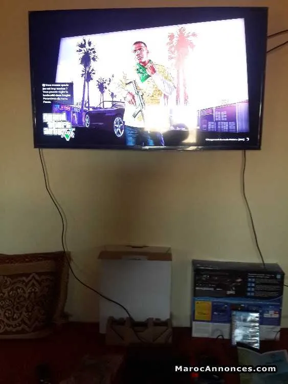 Ps4 1000gb avec gta 5 - الدار البيضاء (2)