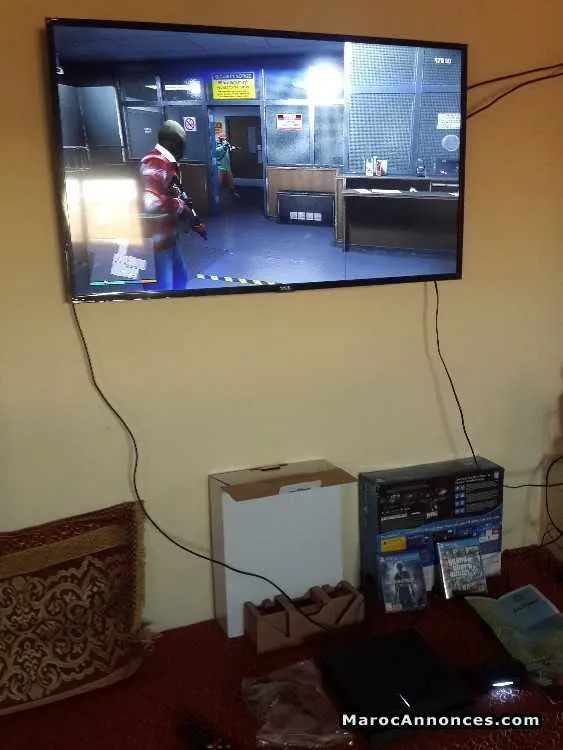 Ps4 1000gb avec gta 5 - الدار البيضاء (3)