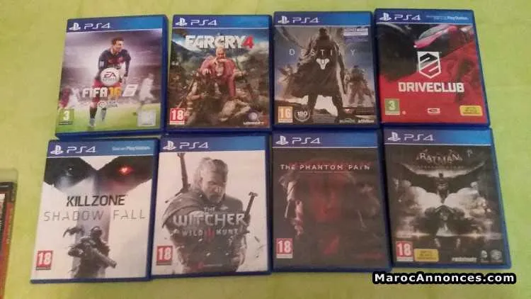 Ps4 avec plusieurs jeux - فاس (2)