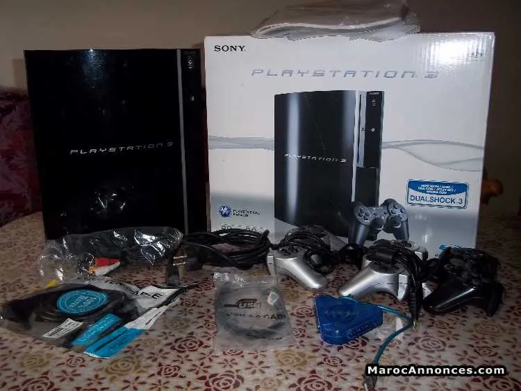 Ps3 slim flashée et online 1350,00 - الدار البيضاء (2)