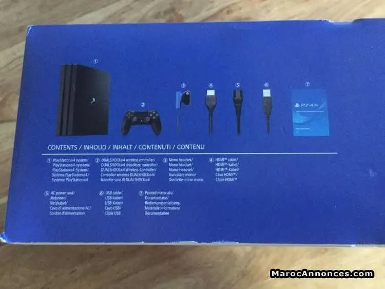 Ps4-pro-1-tb-playstation-4-jet-noir-nouvelle-garan - الرباط (3)