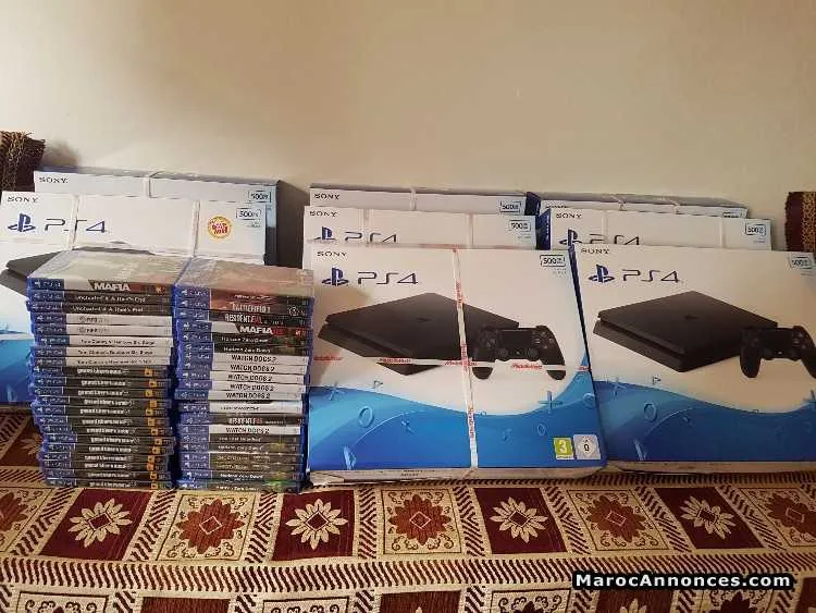 Ps4 slim / jeux - القنيطرة