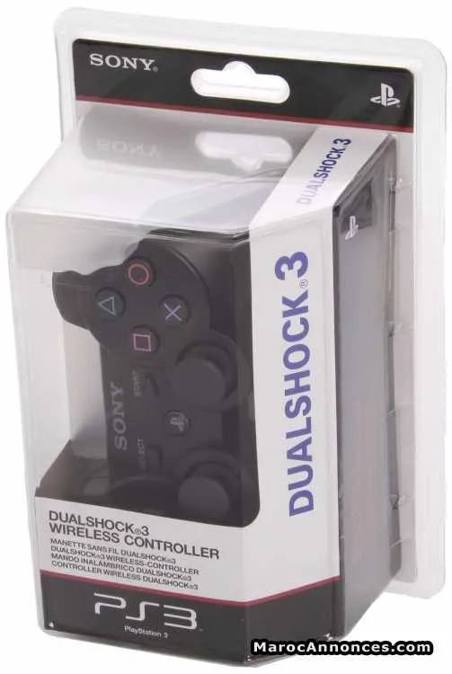 Manette ps3 dual shock 3 - noire - الدار البيضاء (2)