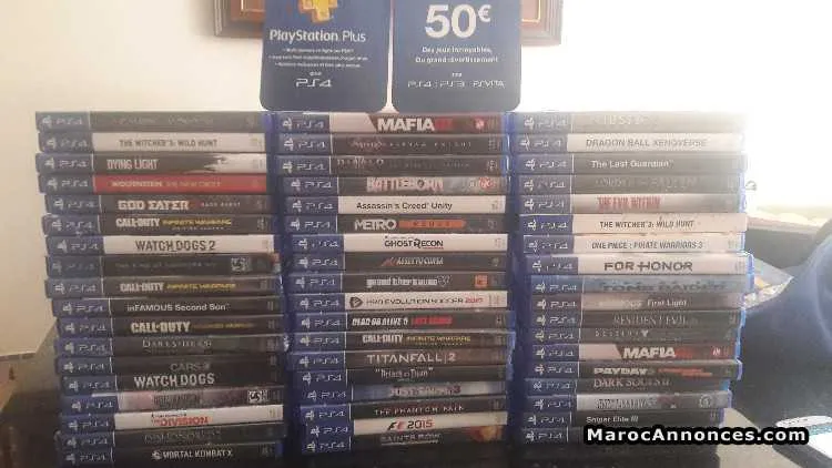 Tout jeux ps4 nioh fifa pes hitman tomb raider psn - مراكش