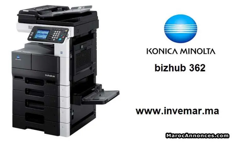 Copieur noir et blanc konica minolta 362 - الرباط