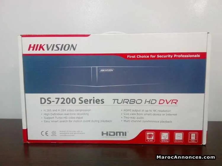 Pack hikvision dvr avec 4 camera - الدار البيضاء (2)