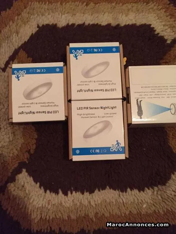 Lumiparty infrarouge pir motion sensor 6 led nuit - مكناس