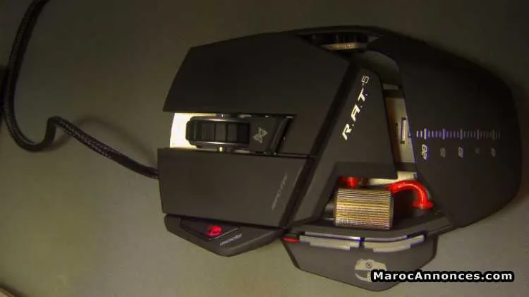 Mad catz r.a.t.5 souris filaire - الدار البيضاء