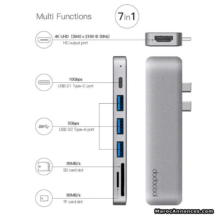 Port usb type c neuf à vendre! - الدار البيضاء (2)