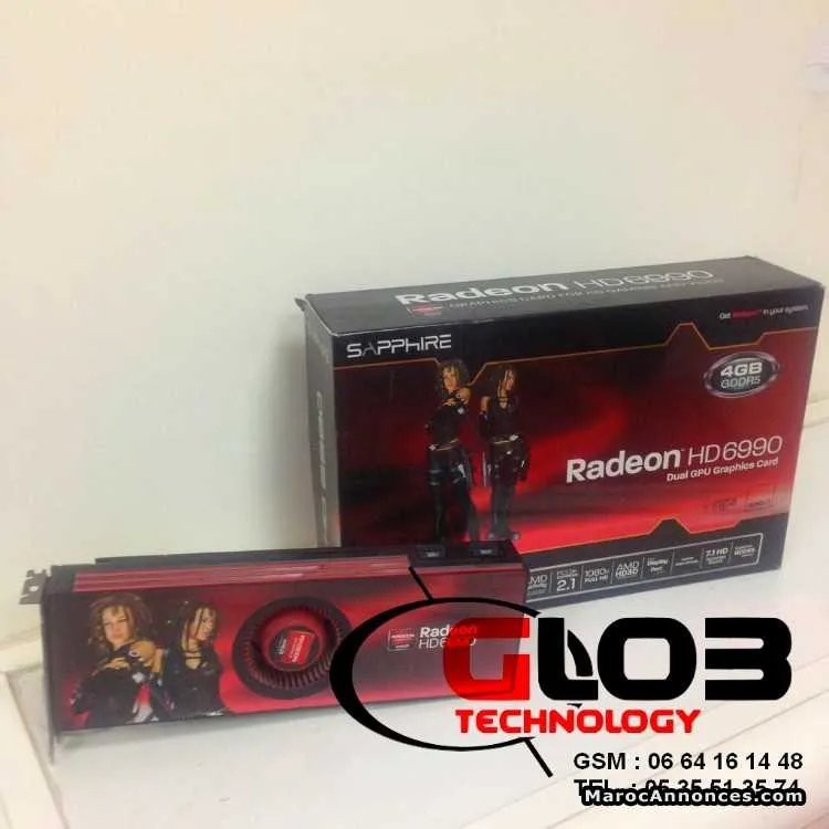 Carte graphique amd sapphire radeon hd 6990 4go - مكناس