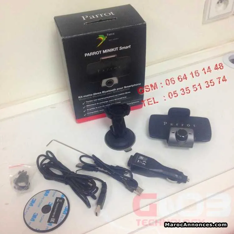 Parrot minikit smart - main libre bluetoothparrot - مكناس (2)