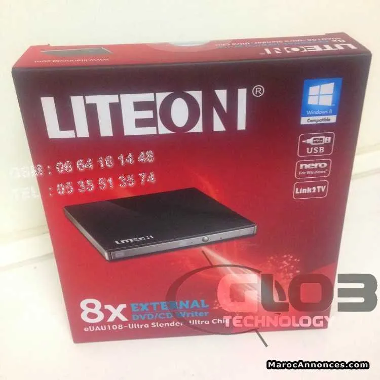 Graveur 8x liteon usb externe - مكناس