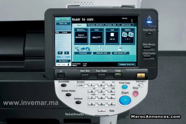 Photocopieur couleur konica minolta bizhub c452 - الرباط (3)