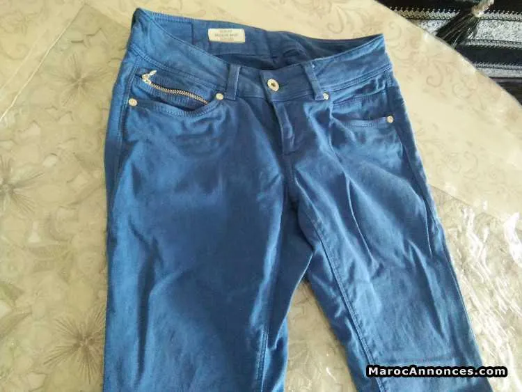 Pantalon bleu taille 38 - الرباط (2)