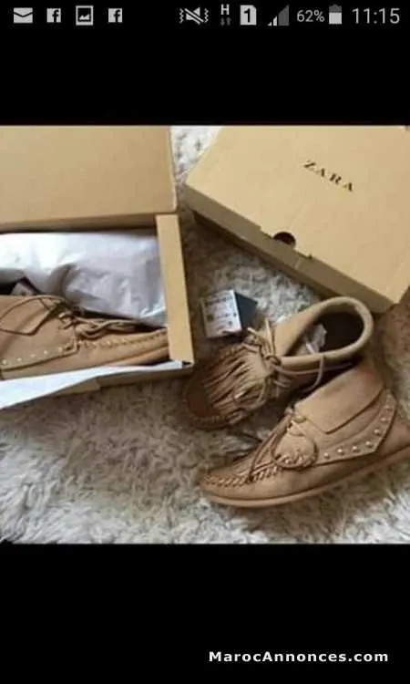 Bottines mocassins zara - الدار البيضاء (3)
