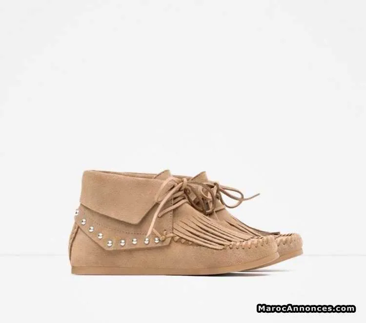 Bottines mocassins zara - الدار البيضاء