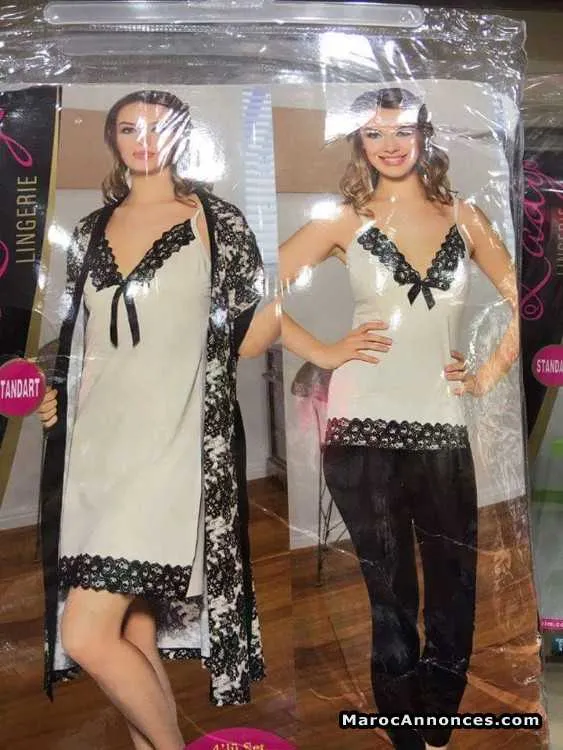 Pyjama et chemise de nuit turque - الدار البيضاء