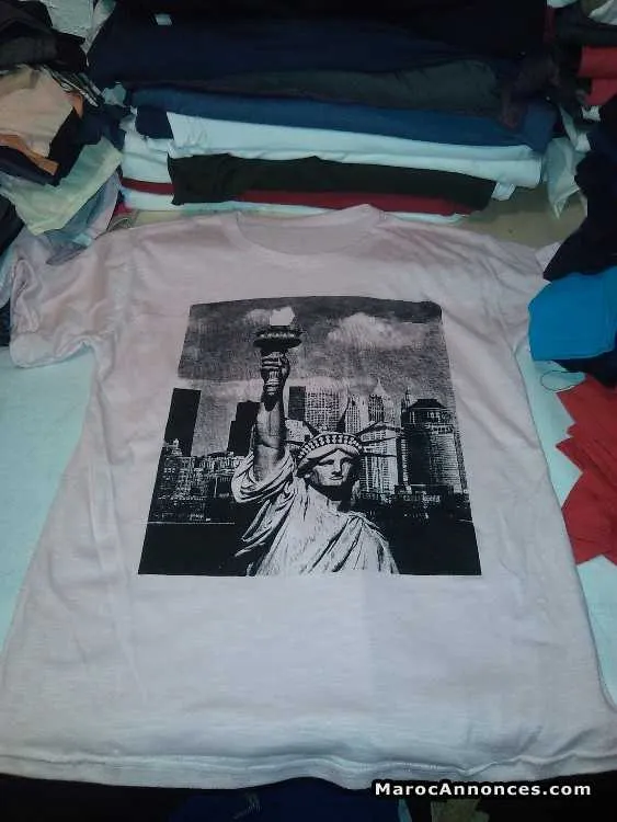 T-shirts bon qualité en gros a salé - سلا (2)