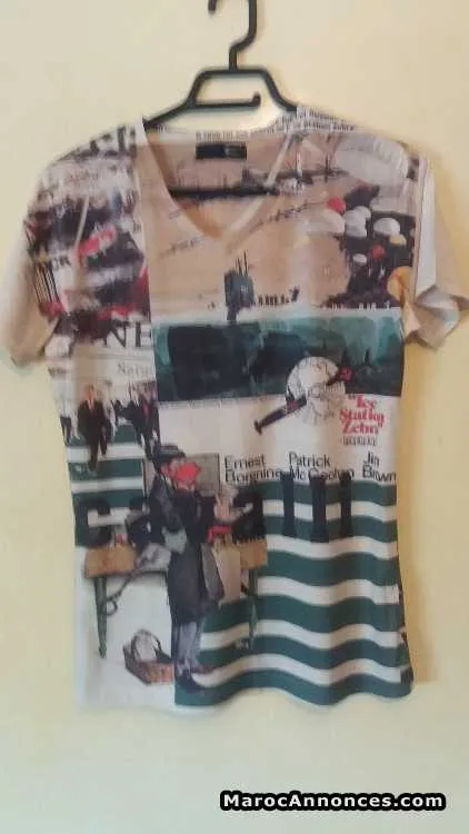 Tshirt roberto cavalli - الجديدة