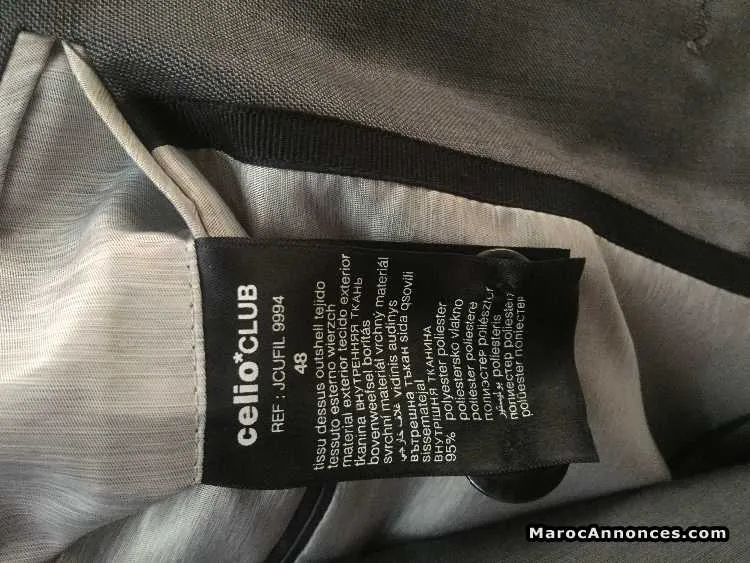 Costume celio*club, gris neuf - مكناس