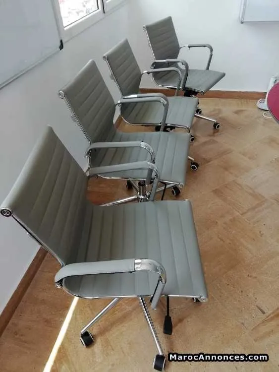 4 chaises roulantes de bureau - الدار البيضاء