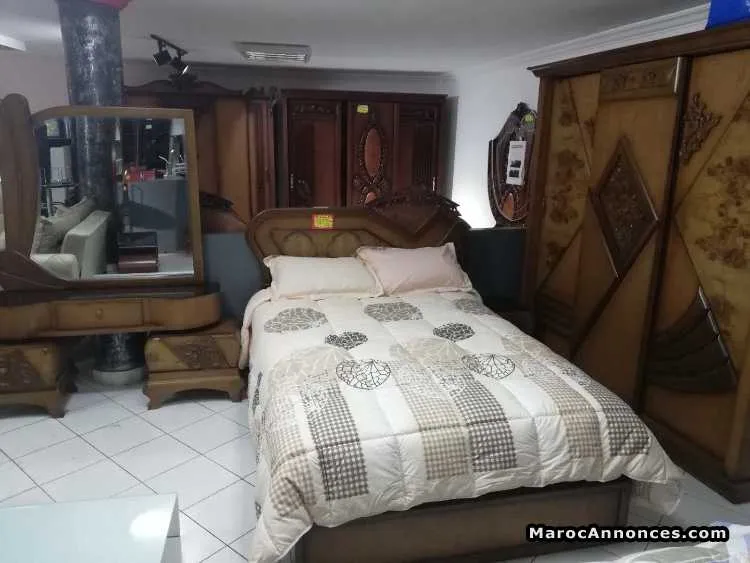 Armoire caisson coffre tiroirs Étagère mobilier de bureau penderie lit double - أكادير (3)