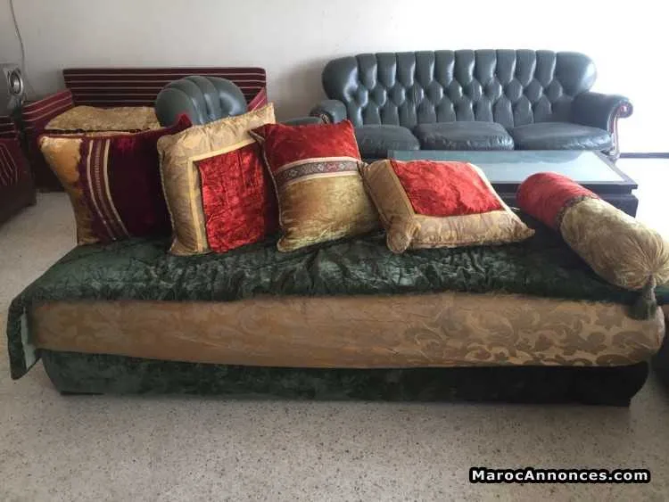 Salon marocain en l - الدار البيضاء