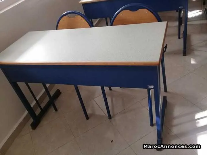 Chaises et tables pour ècole - الدار البيضاء