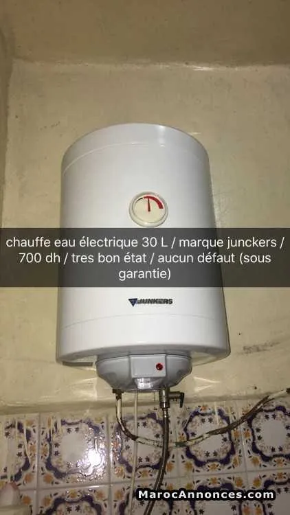 Chauffe eau marque junckers 30 l - الدار البيضاء