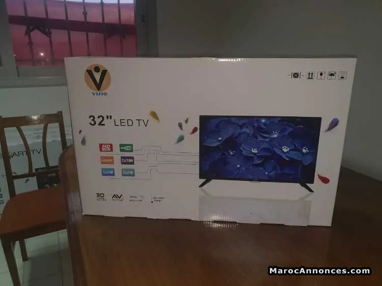 Led tv 32 pouces visio neuf - الرباط
