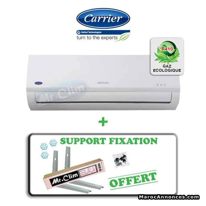 Climatiseur carrier mural r410 - الدار البيضاء