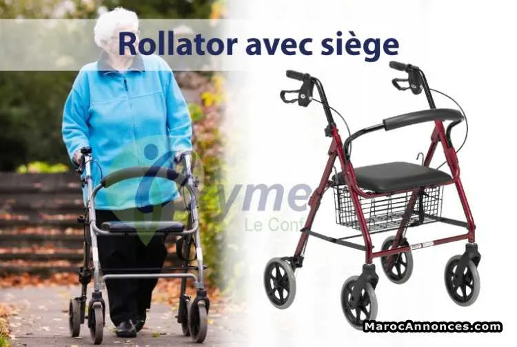 Rollator avec siège - الدار البيضاء