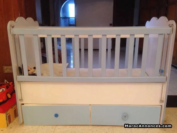 Lit bébé1m20*60cm - الدار البيضاء