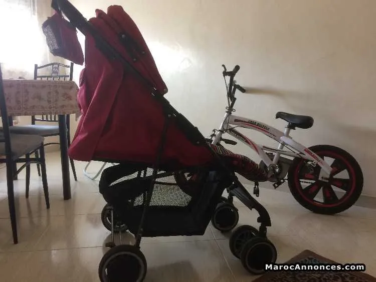 Poussette  arc en ciel pliable pour bébé - الدار البيضاء (2)