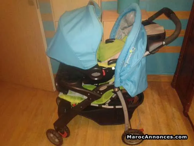 Poussette de marque mama love avec maxi cosi - الدار البيضاء (3)