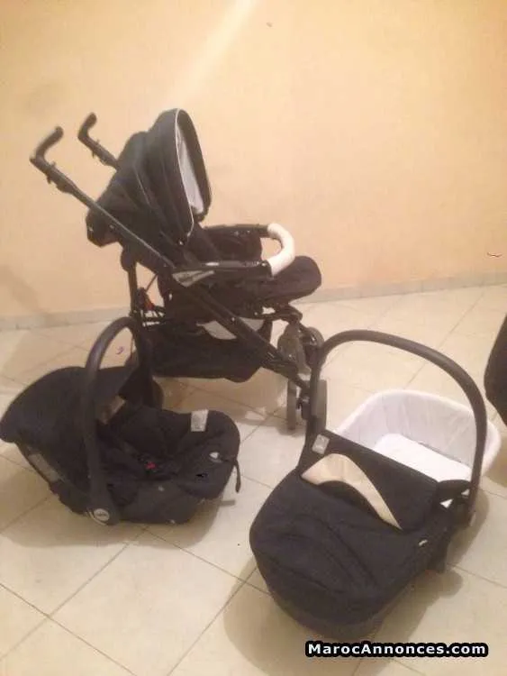 Poussette cam trio landau poussette et siège auto - أكادير (2)
