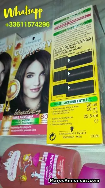 Teinture, gel douche, - الدار البيضاء (2)