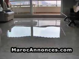 Ponçage et cristallisation du marbre - الدار البيضاء