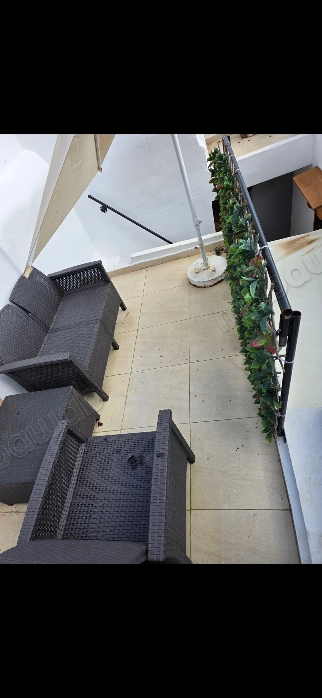 Studio meublé 28m² 17m² terrasses Oudayas - الرباط (2)