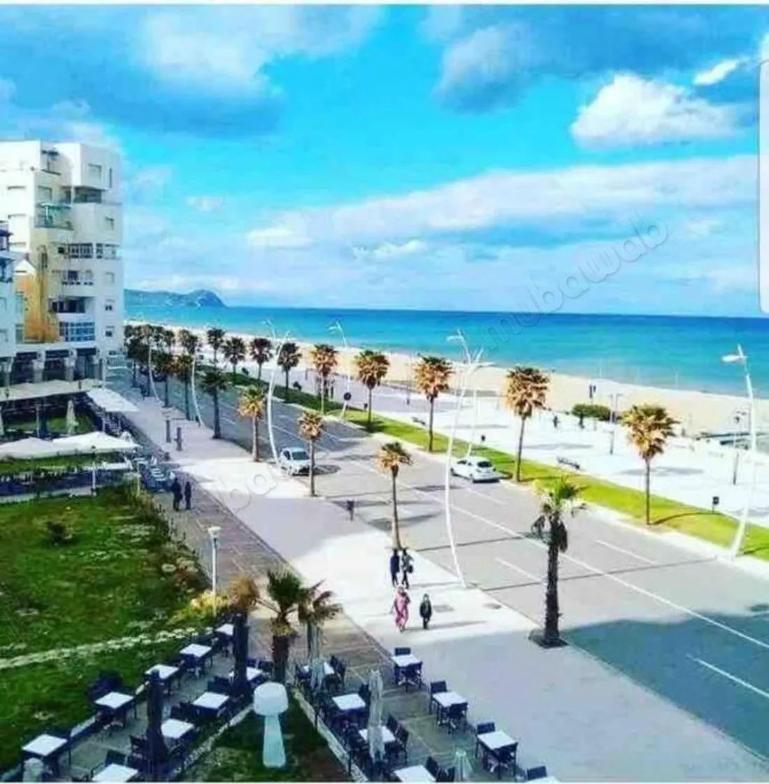 Appartement meublé avec vue mer à Martil - مرتيل