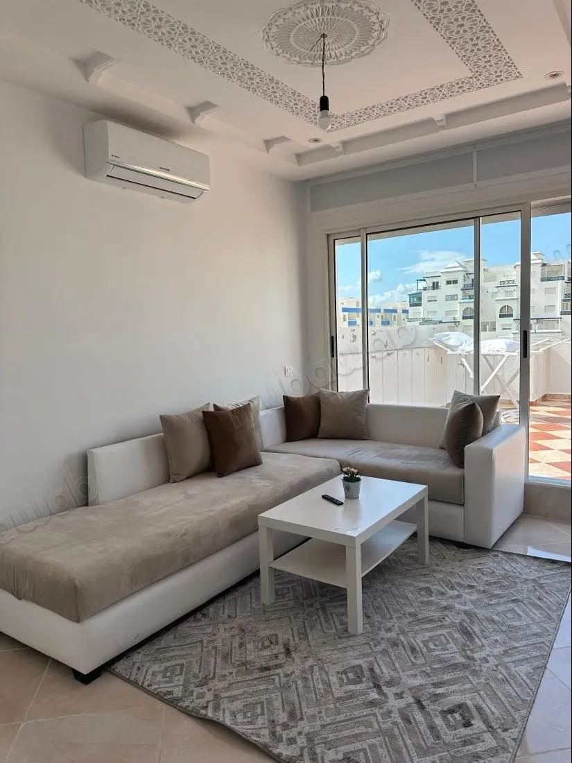 Appartement meublé avec vue mer à Martil - مرتيل (2)