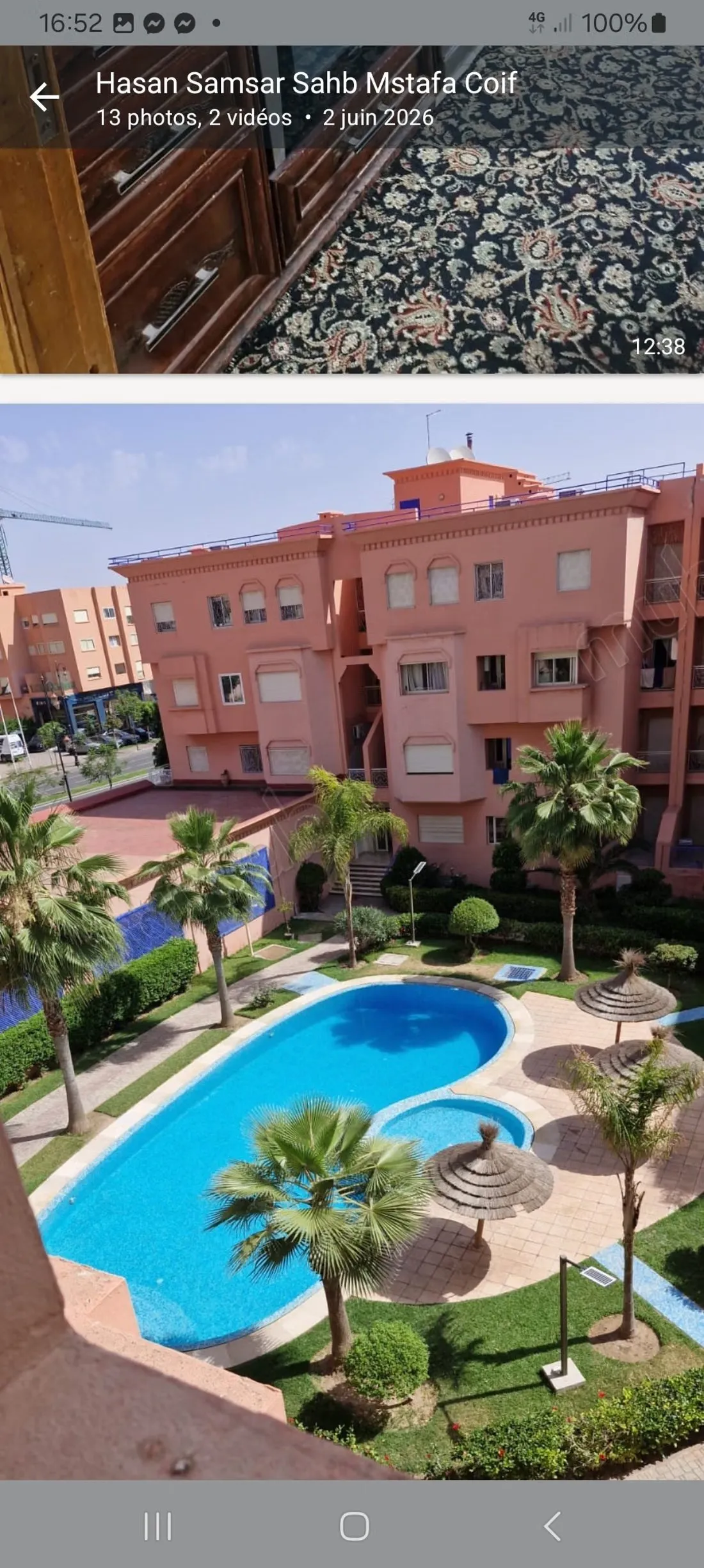 Appartement à l'achat à route de casa. 2 chambres. Porte bli... - مراكش