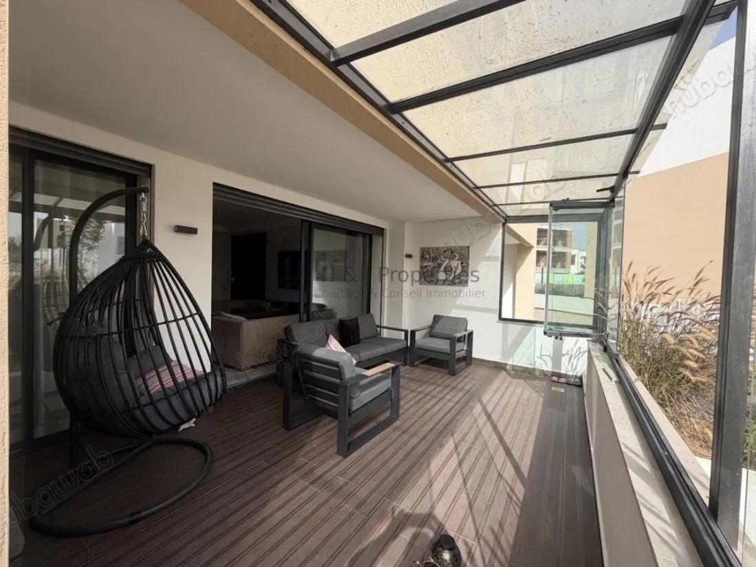 T4 duplex vide 235m² 3 chambres  ch perso - بوسكورة (3)