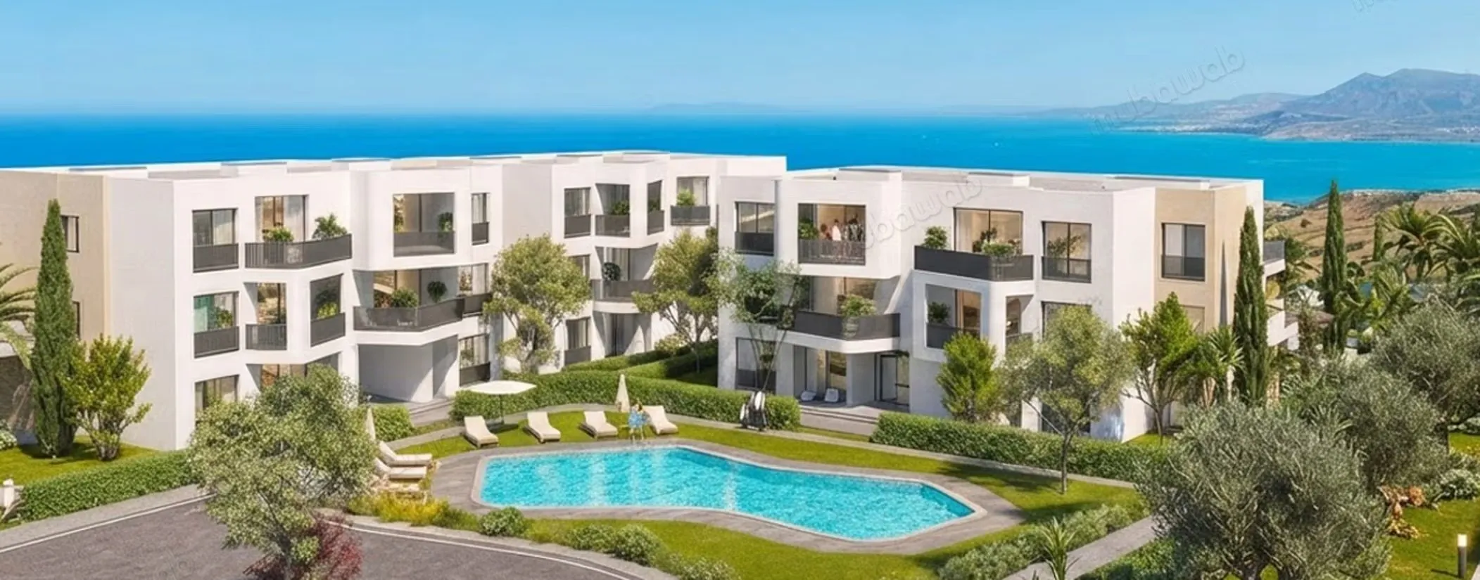 Appartements F2 et F3 à vendre à M'Diq - المضيق