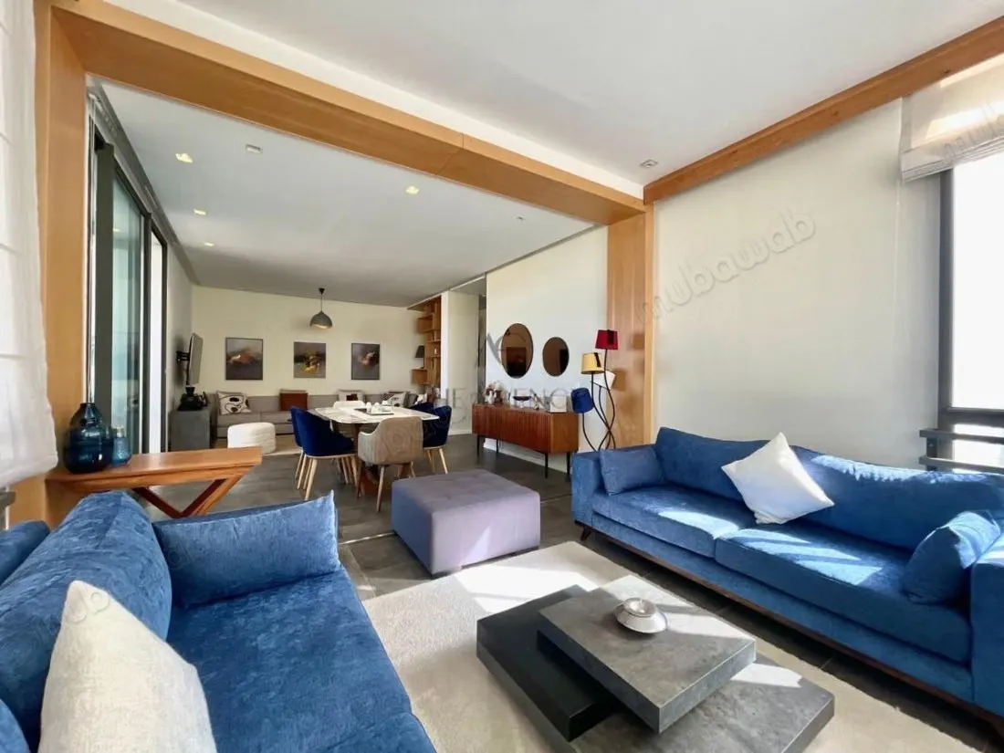 Bel appartement rénové vue latérale sur la mer - دار بوعزة